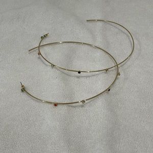 Giant hoops with stud detailing